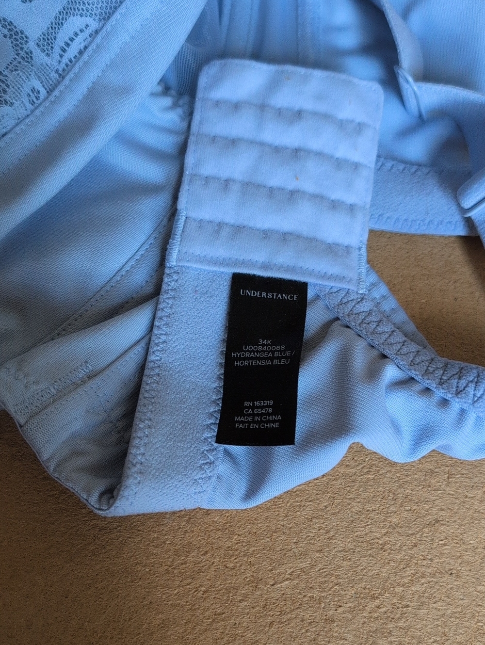 NWOT Understance 34K US 34H UK Addison light blue bra - Picture 4 of 5